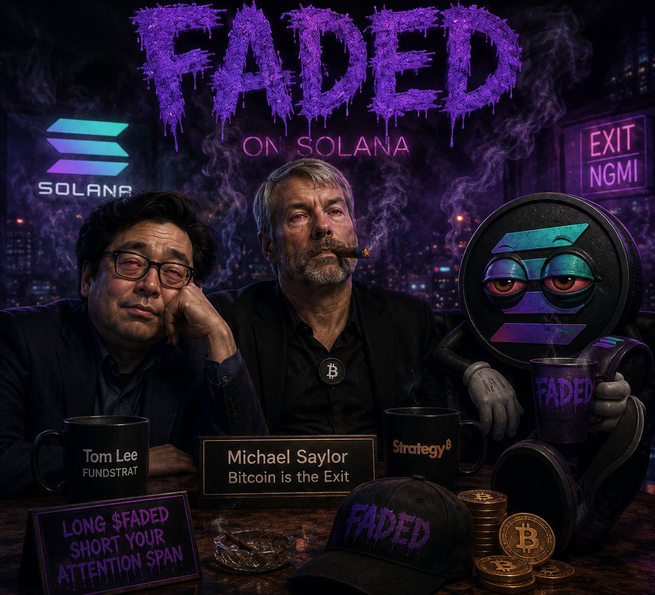 FADED on Solana, long $FADED short your attention span